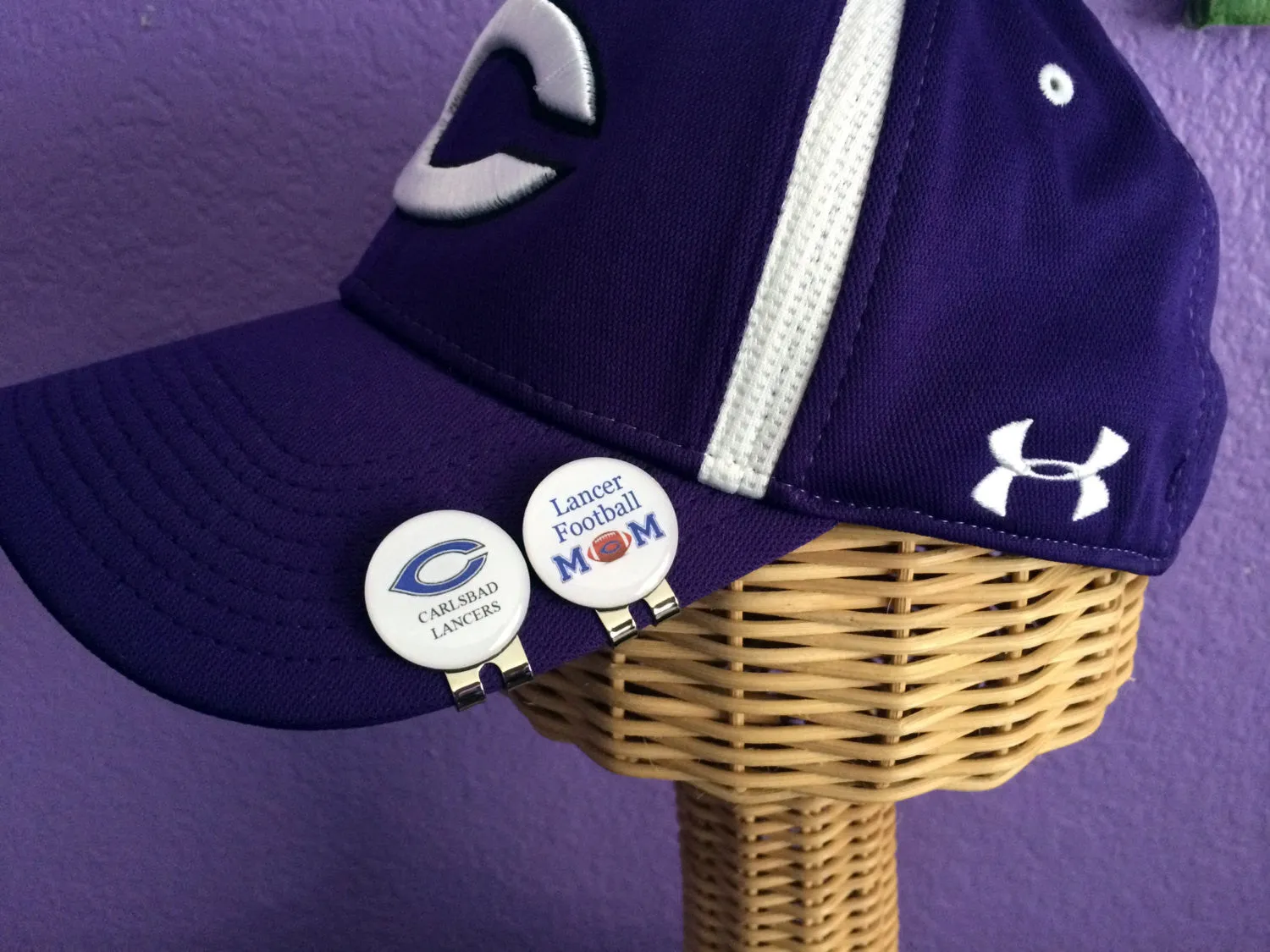 YOUR LOGO on a Magnetic Golf Ball Marker & hat clip set - golf ball marker - Company Logo - Ball Marker - Corporate gift - Golf Tournament
