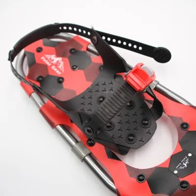 Youth Snowshoes Set 7x16in Red Plaid