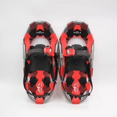 Youth Snowshoes Set 7x16in Red Plaid