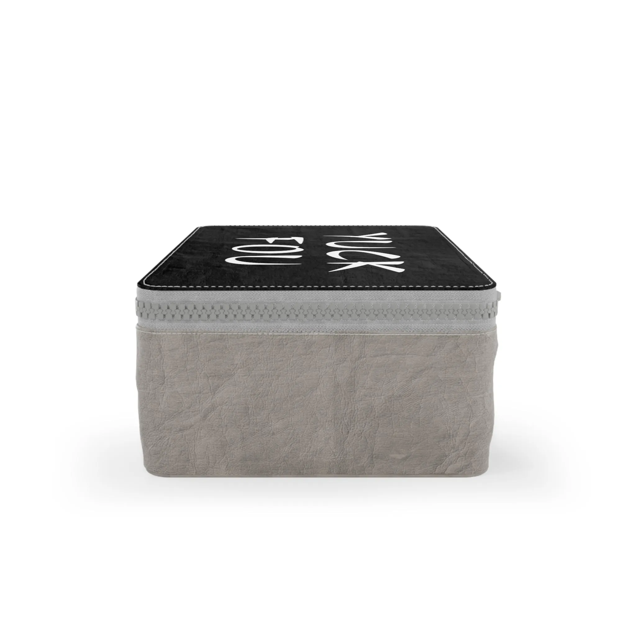 Yuck Fou Paper Lunch Bag  - Black